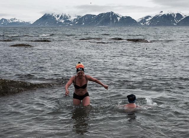 Isfjord Radio Swimming