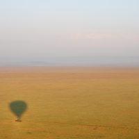 Hot air balloon safari in Masai Mara, Kenya.